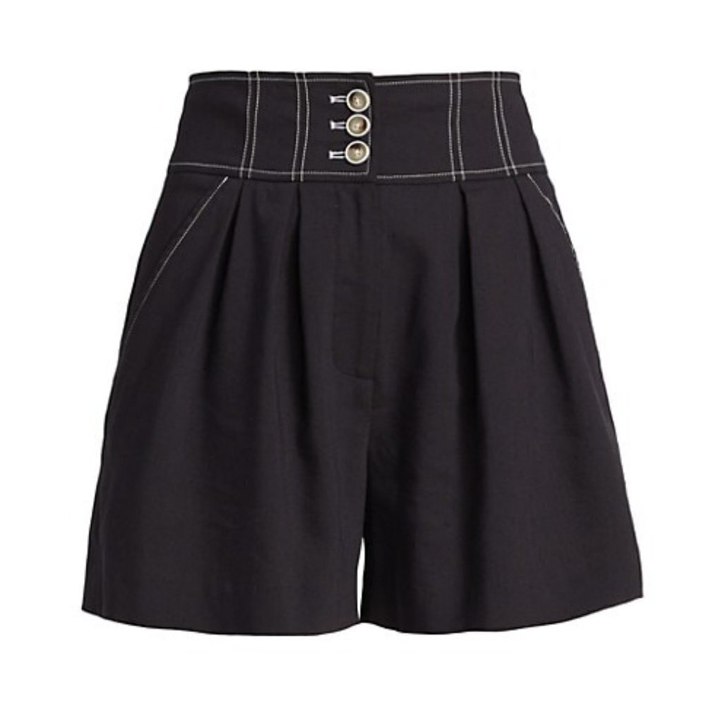 Veronica Beard Alicia High Rise Shorts - Picture 5 of 15
